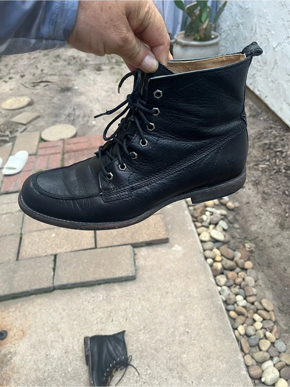 Frye durable leather